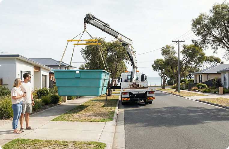 pool delivery frankston