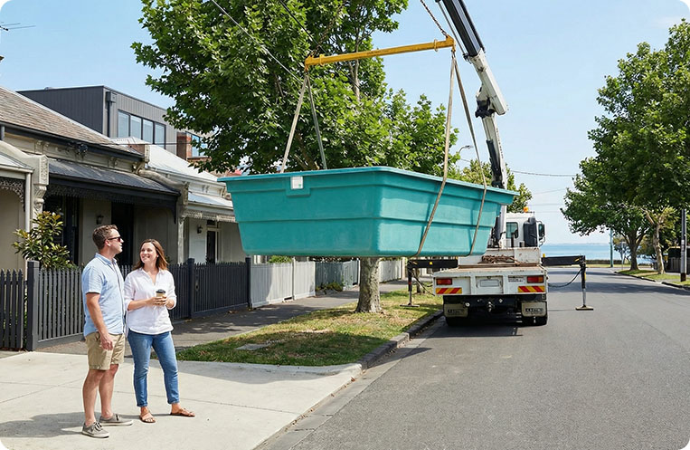 pool delivery south melbourne