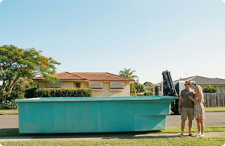 fibreglass pool delivery brisbane southside