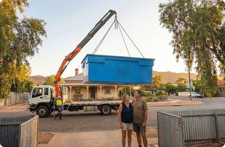 pool delivery broken hill