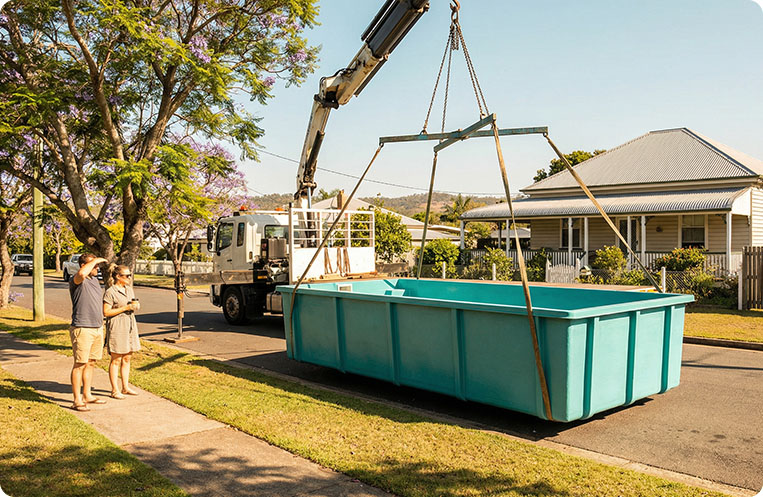 pool delivery Ipswich