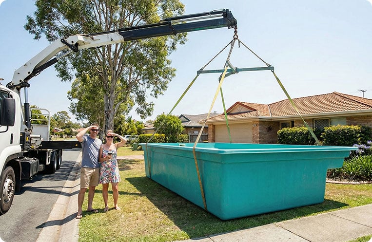 pool delivery logan city