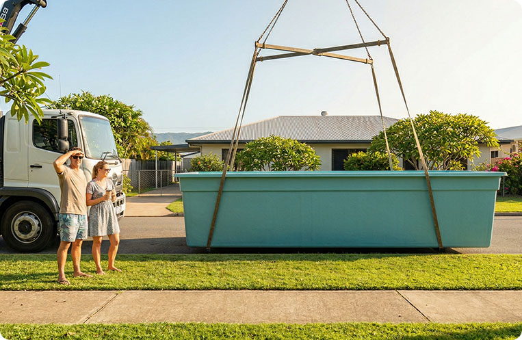 pool delivery mackay