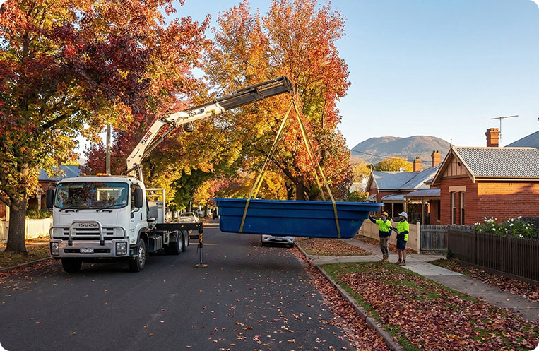 pool delivery orange
