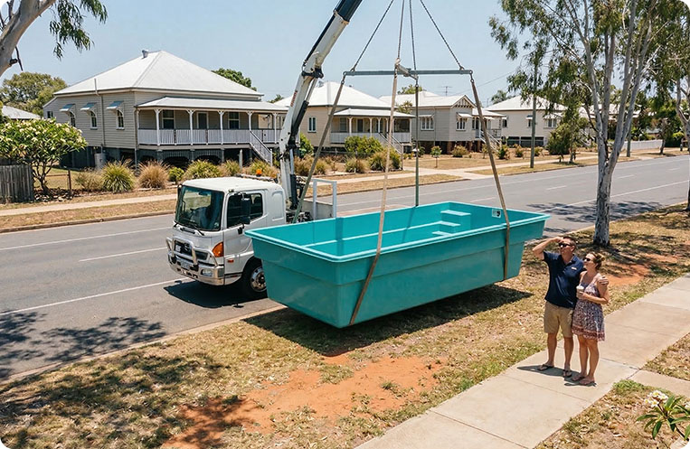 pool delivery rockhampton